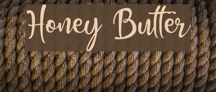 Honey Butter لخطوط تنزيل examples
