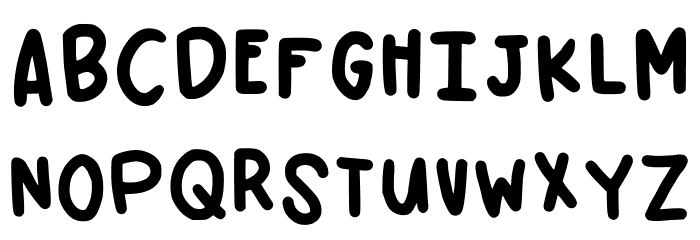 Honey Calm Down Regular Font UPPERCASE