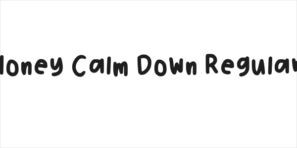 Honey Calm Down Regular Logo