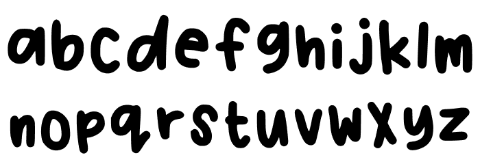 Honey Calm Down Regular Font LOWERCASE