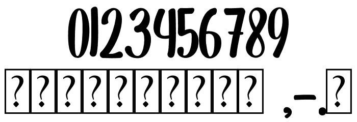 Honey Candy Font OTHER CHARS