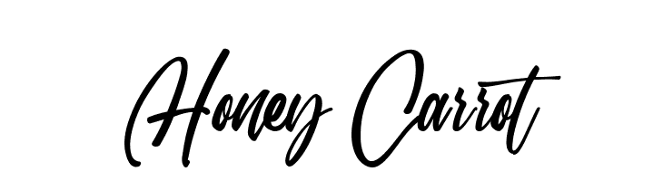 Honey Carrot  font caratteri gratis