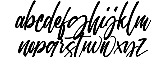 Honey Carrot Font LOWERCASE