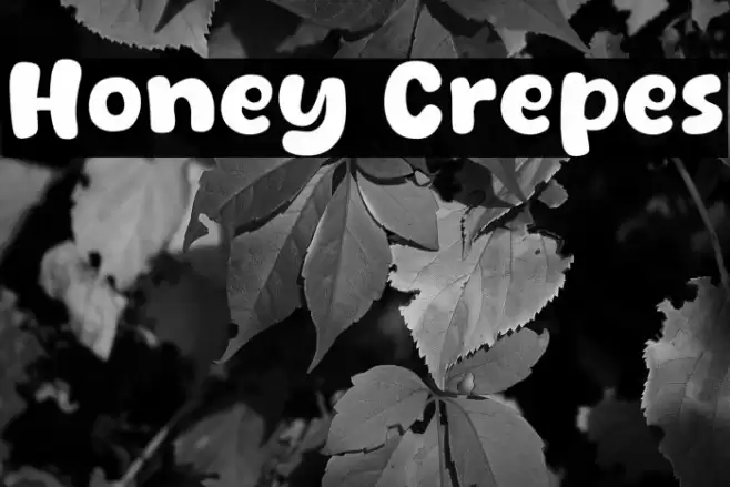 Honey Crepes Font examples