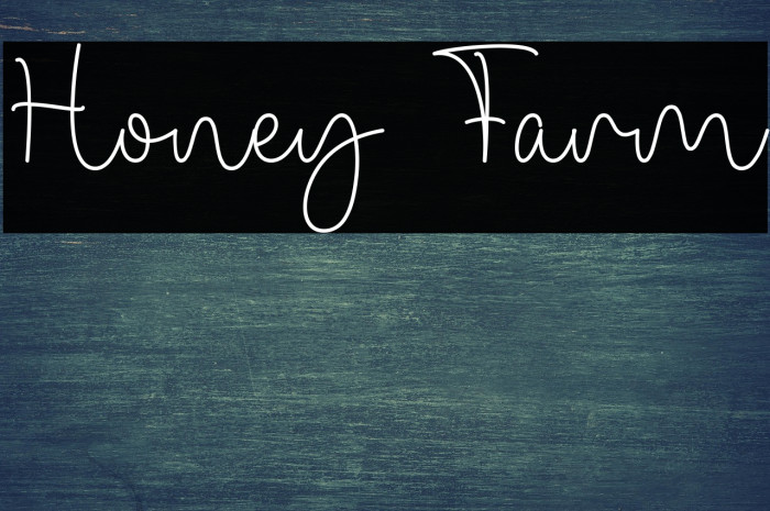 Honey Farm 字体 examples