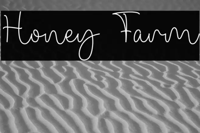 Honey Farm Caratteri examples