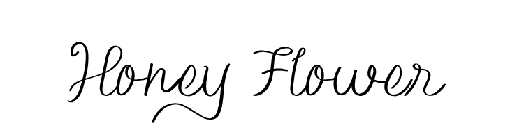 Honey Flower  les polices de caractères gratuit tlcharger