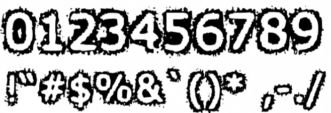 Honey, I spilt Verdana...! Font OTHER CHARS