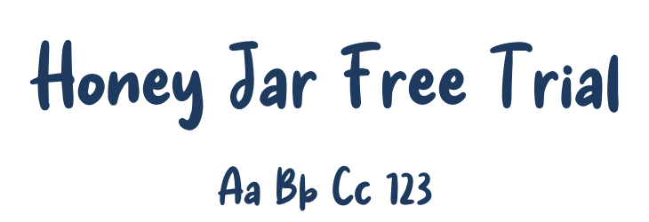 Honey Jar Free Trial Font Preview