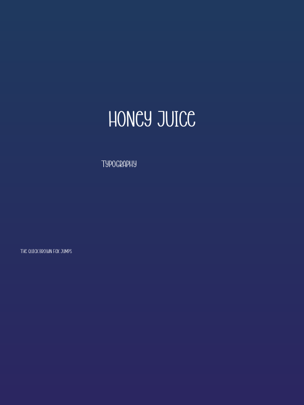 Honey Juice Poster