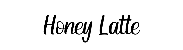 Honey Latte  नि: शुल्क फ़ॉन्ट्स डाउनलोड