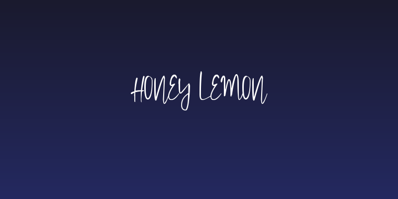Honey Lemon Social Header