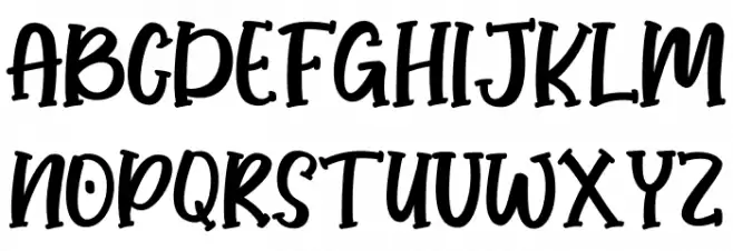 Honey Lemone Schriftart Groß