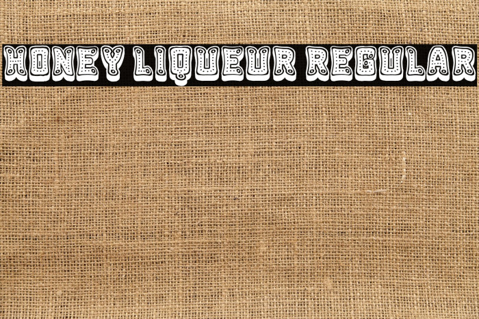 Honey Liqueur Regular Example 2