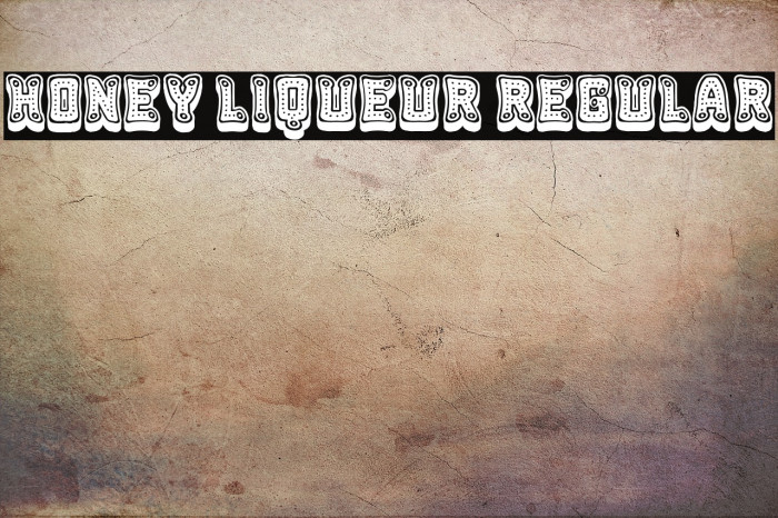 Honey Liqueur Regular Example 3