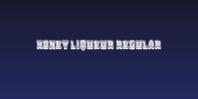 Honey Liqueur Regular Social Header