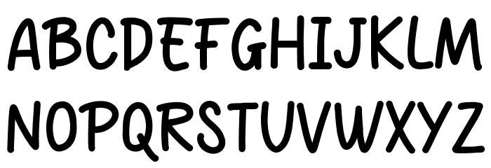 Honey Money Font UPPERCASE