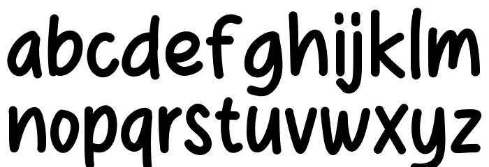 Honey Money Font LOWERCASE