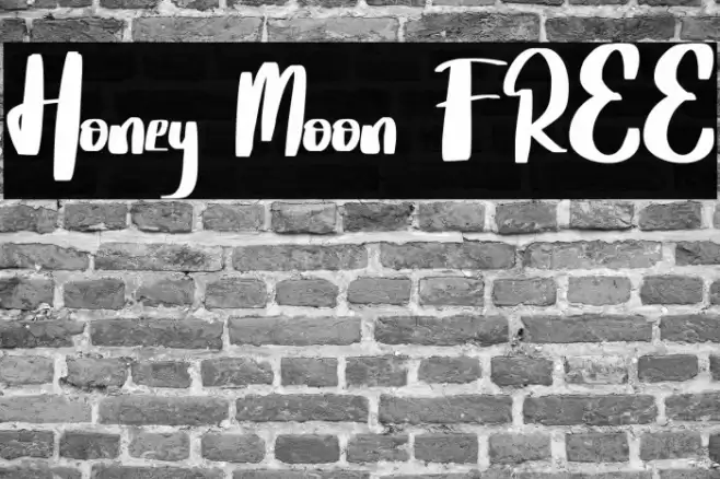 Honey Moon FREE Font examples