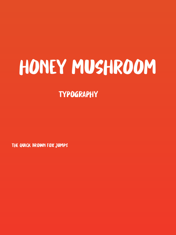 Honey Mushroom Poster