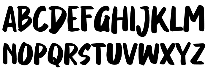 Honey Mushroom Font LOWERCASE