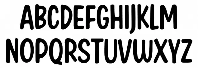 Honey Notes Regular Font UPPERCASE