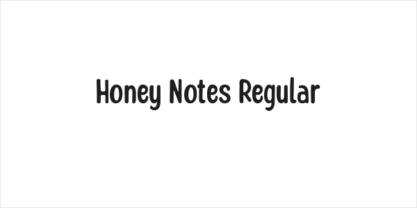 Honey Notes Regular Logo