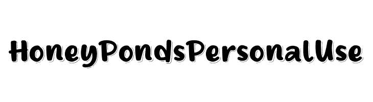 Honey Ponds Personal Use  Free Fonts Download