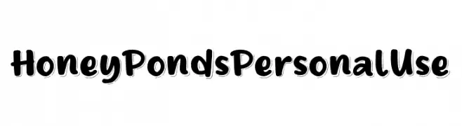 Honey Ponds Personal Use  تنزيل الخطوط