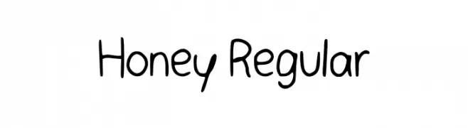 Honey Regular  font caratteri gratis