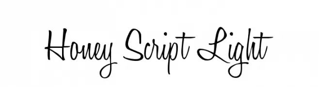 Honey Script Light  Descarca Fonturi Gratis