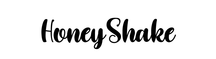 Honey Shake  les polices de caractères gratuit tlcharger