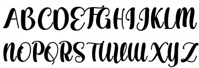 Honey Shake Schriftart Groß