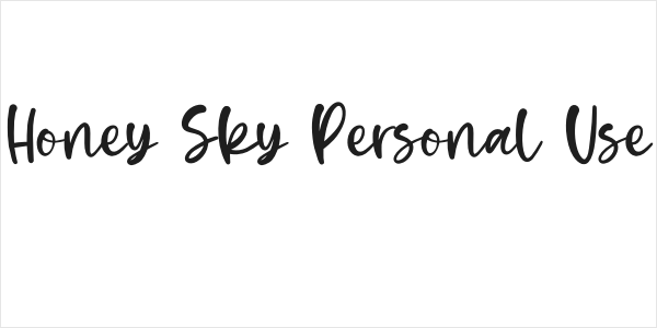 Honey Sky Personal Use Logo