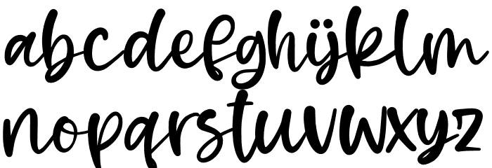 Honey Sky Personal Use Font LOWERCASE
