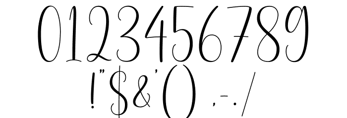 Honey Sweety Font OTHER CHARS