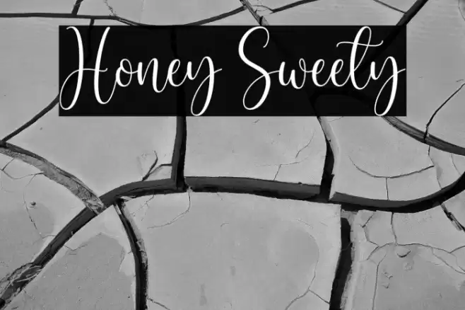 Honey Sweety Font examples