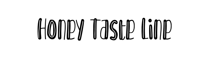 Honey Taste Line  नि: शुल्क फ़ॉन्ट्स डाउनलोड