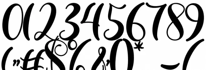 Honey Valentine Font OTHER CHARS