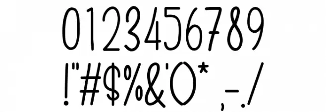 Honey Waffles Demo Font OTHER CHARS