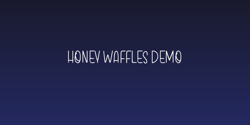Honey Waffles Demo Social Header
