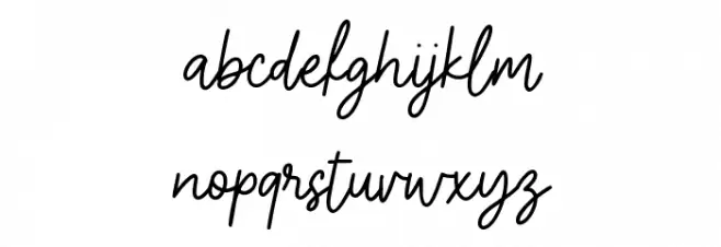 Honey Waffles Script Demo फ़ॉन्ट लोअरकेस