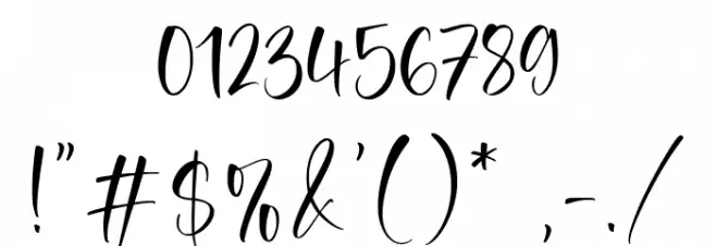 Honey and Yogurt Font OTHER CHARS