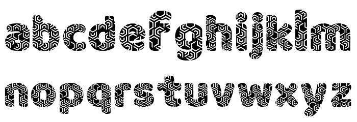 Honey bee Font LOWERCASE