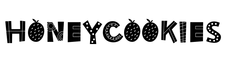 Honey cookies  Free Fonts Download