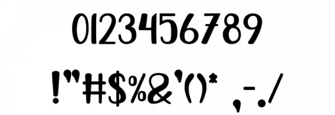 Honey Font OTHER CHARS