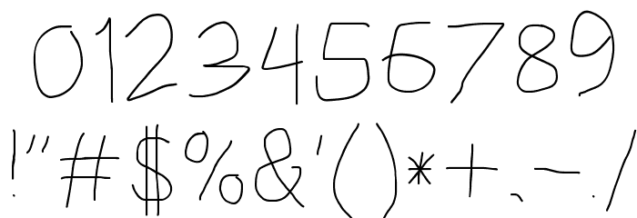 HoneyBee Beeline Font OTHER CHARS