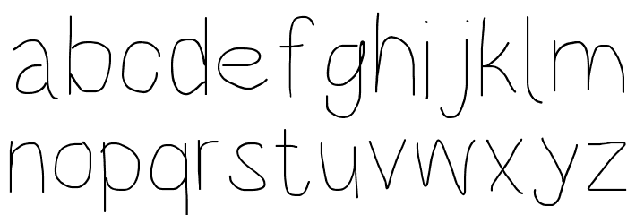 HoneyBee Beeline Font LOWERCASE