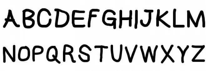HoneyBee Black Шрифта ВЕРХНИЙ