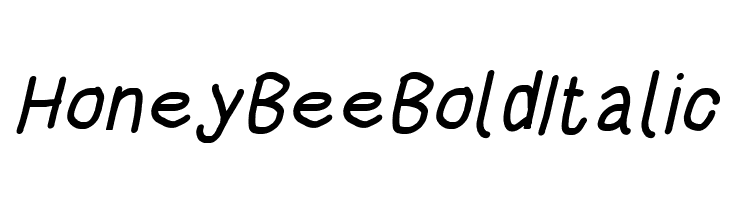 HoneyBee Bold Italic  フリーフォントのダウンロード
